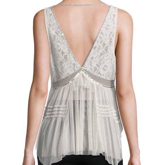Free people on the town embellished sequins tank - Picture 3 of 10